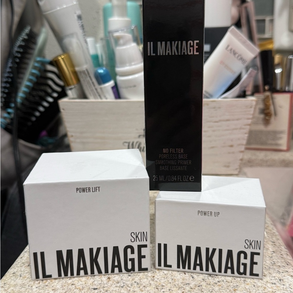IL MAKIAGE Powerlift, Power up eye, and No filter primer trio